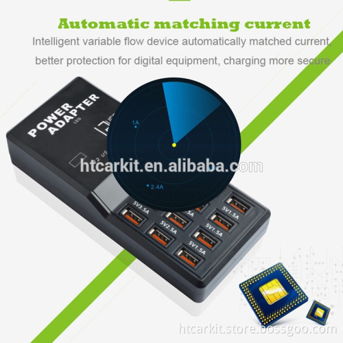 High Quality Multi-Port USB Charging Station 5V fast charging HUB for iphone charging,for ipad charging,mobile phone